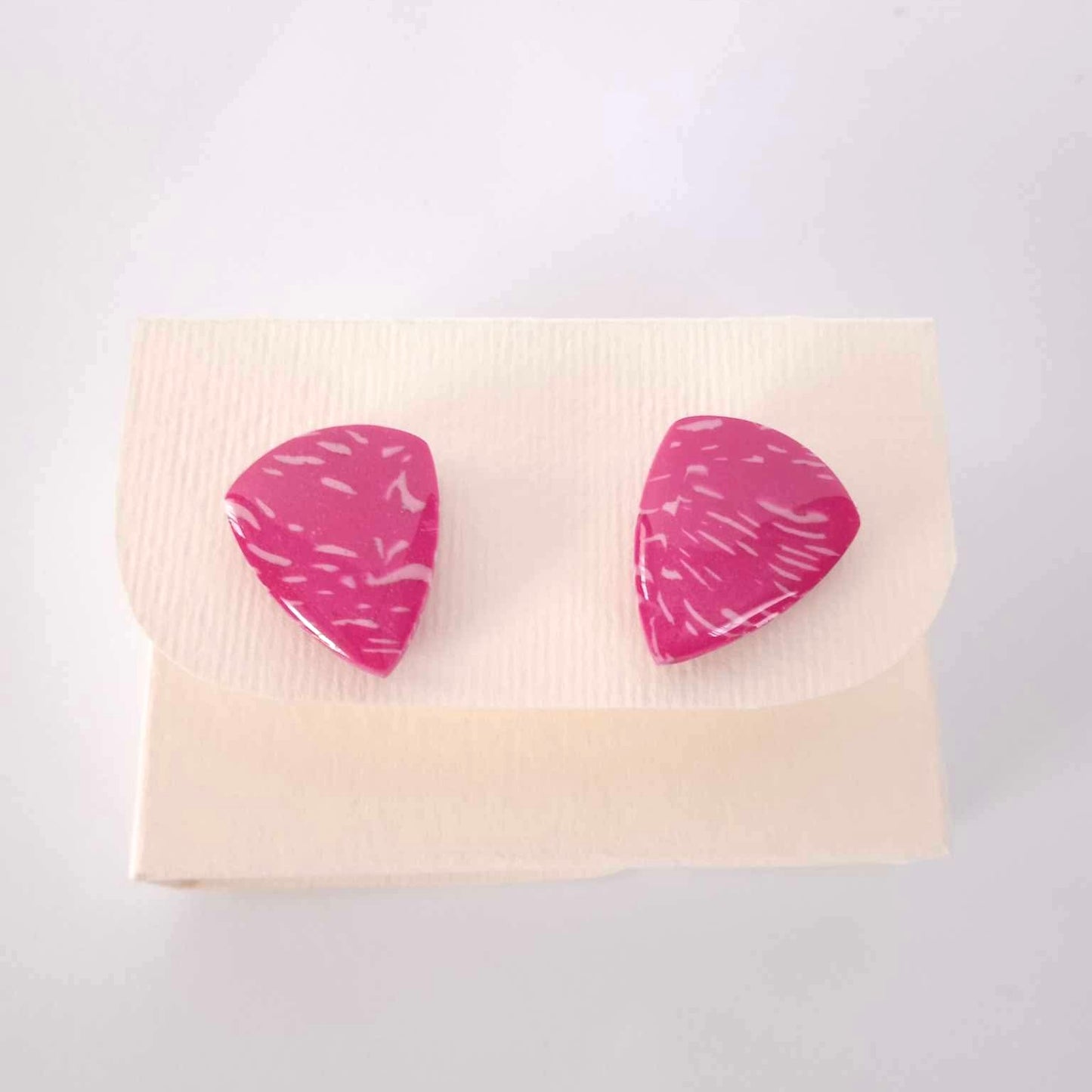 Minđuše Zebra Roze