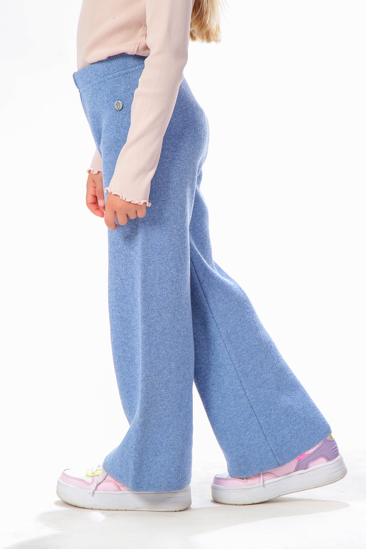 Pantalone Solid Plave