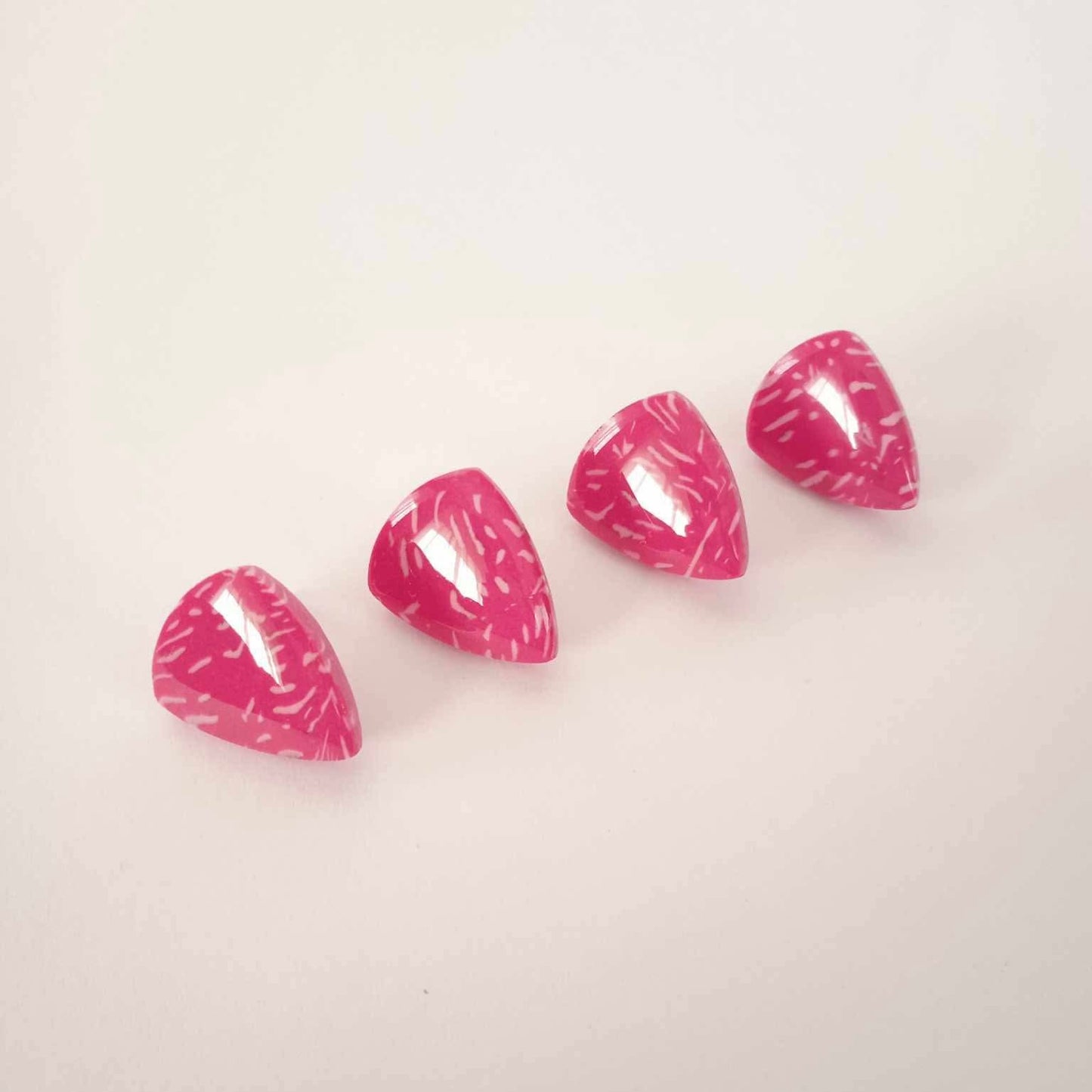 Minđuše Zebra Roze