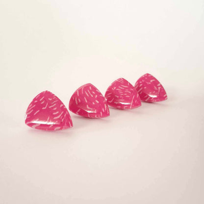 Minđuše Zebra Roze